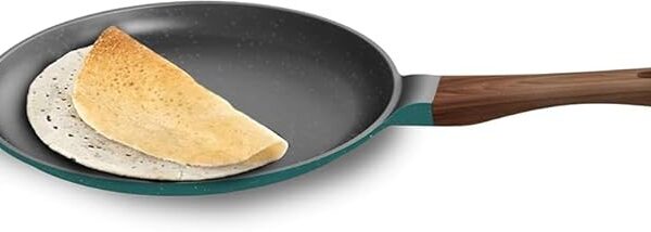 Preethi | Kitchen | Artistic Die Cast Tawa | 27 CM,Green | CSW010