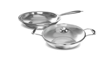 Preethi | Kitchen | Metallica Combo | 26 CM- Kadai | Fry Pan | CSW004