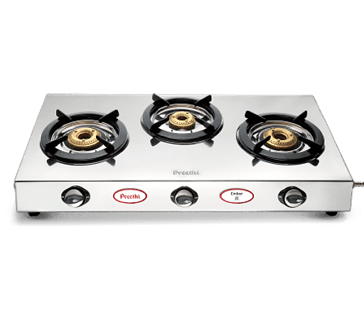 Preethi | Kitchen | Steel Gas Stove | SSGS003