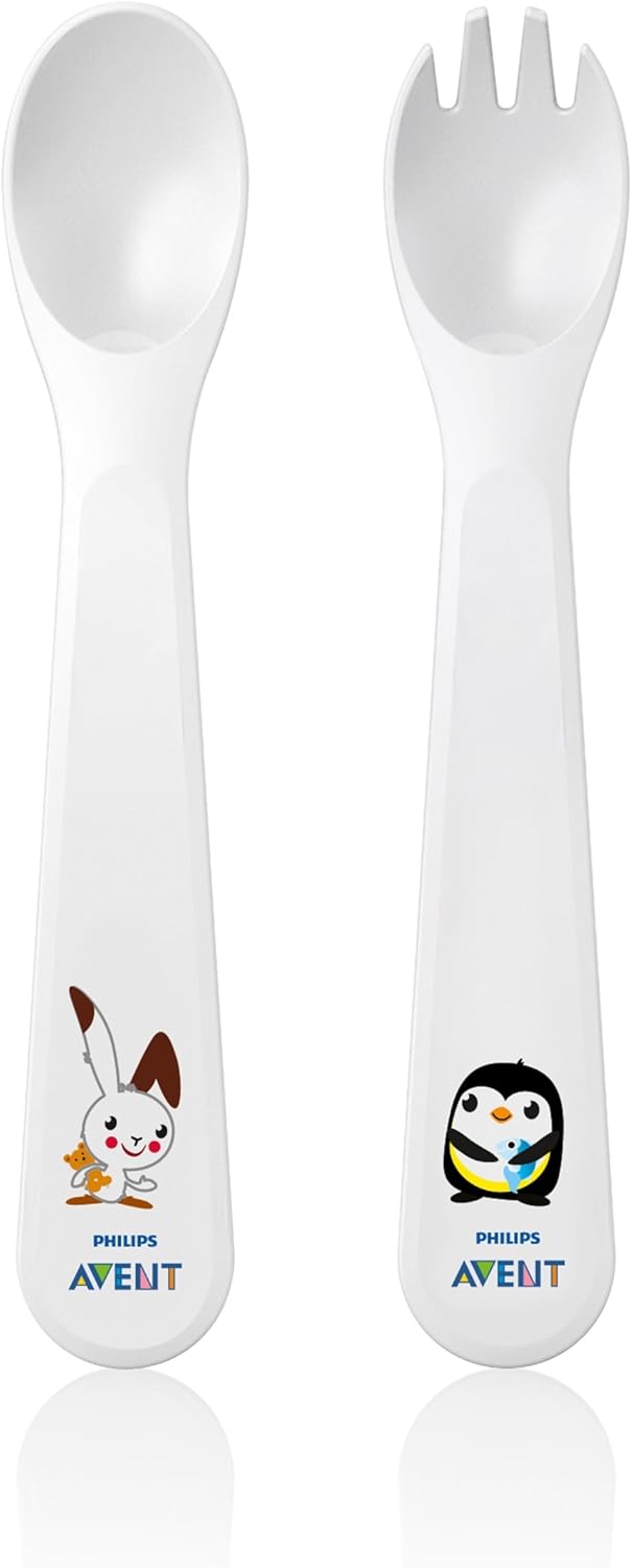 PHILIPS_AVENT_Toddler Fork And Spoon 12M + NE_SCF712_00